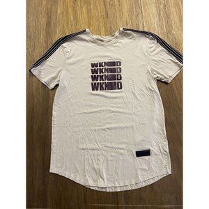 WKND Beige Graphic Tee For the People Crew Neck Men's Large